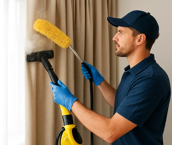 Trusted curtain steam cleaning technician Matty Curtain Cleaning alphington-vic QLD