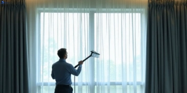 Commercial curtain steam cleaning service alphington-vic hotels offices